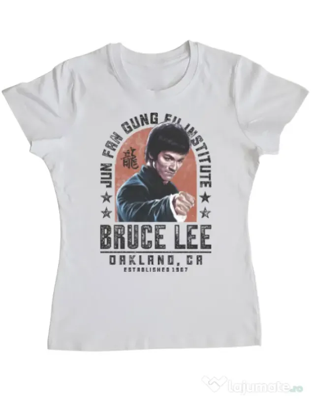 Tricou ADLER dama Bruce Alb