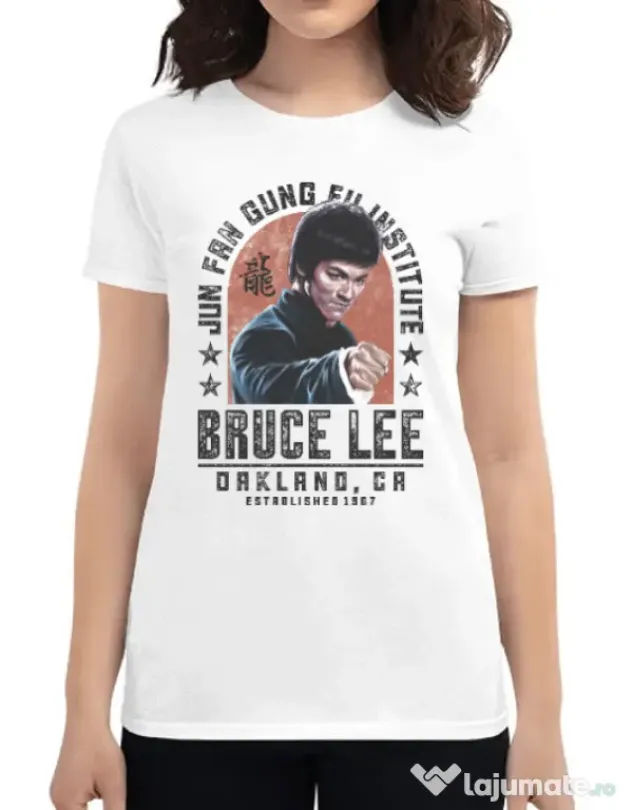 Tricou ADLER dama Bruce Alb
