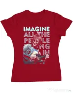 Tricou ADLER dama Imagine Rosu