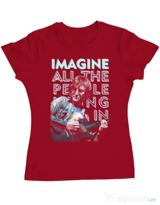 Tricou ADLER dama Imagine Rosu