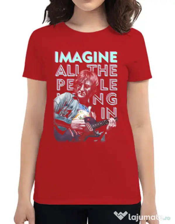 Tricou ADLER dama Imagine Rosu