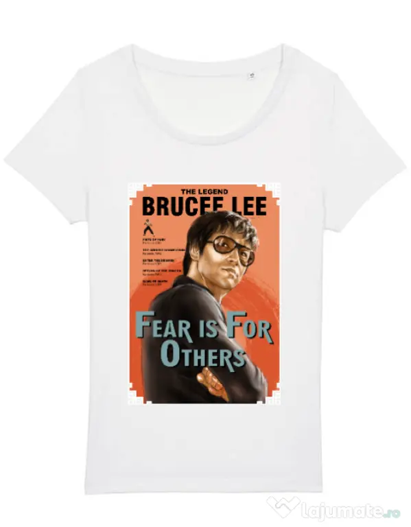 Tricou STANLEY STELLA dama Fear is for others Alb