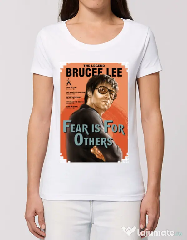 Tricou STANLEY STELLA dama Fear is for others Alb