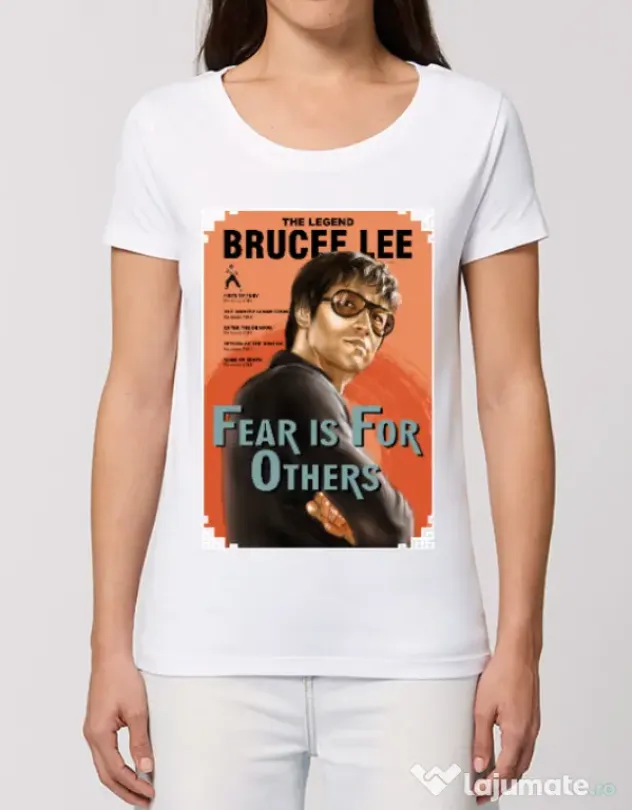 Tricou STANLEY STELLA dama Fear is for others Alb