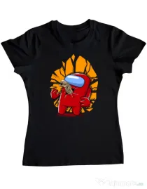 Tricou ADLER dama Baby born Negru