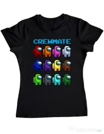 Tricou ADLER dama Crewmate Negru