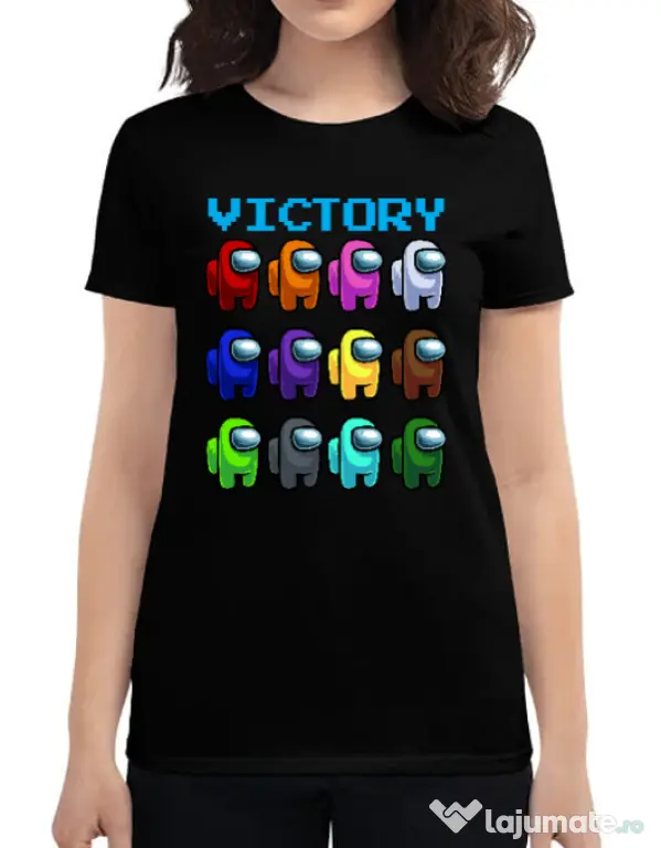 Tricou ADLER dama Victory Negru