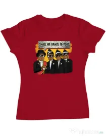 Tricou ADLER dama Dance meme Rosu