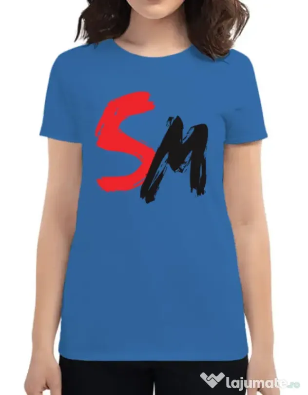 Tricou ADLER dama 5 minute Albastru azuriu