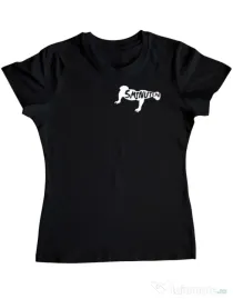 Tricou ADLER dama 5 minute Negru
