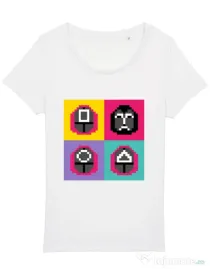 Tricou STANLEY STELLA dama Four guard Alb