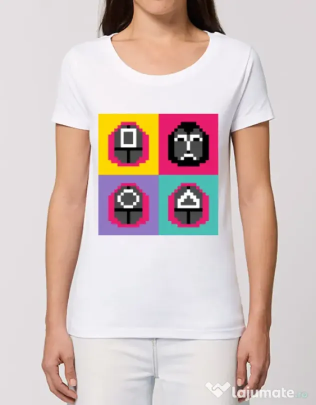 Tricou STANLEY STELLA dama Four guard Alb