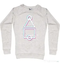 Bluza personalizata dama Glitch Squid Game Migdala melanj