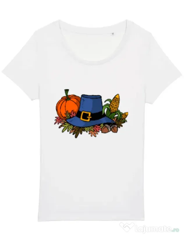 Tricou STANLEY STELLA dama Thank Giving Alb