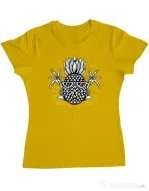 Tricou personalizat dama Pineapple Summer Galben