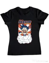 Tricou personalizat dama Dragon Ramen Negru