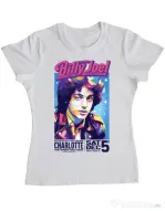 Tricou personalizat dama BILLY JOEL Alb
