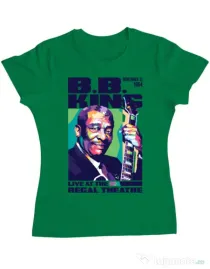 Tricou personalizat dama BB KING Verde mediu