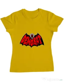 Tricou personalizat dama Demo-Batman Galben