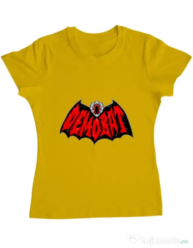 Tricou personalizat dama Demo-Batman Galben