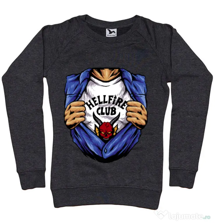 Bluza personalizata dama Release My Superpower Negru melanj