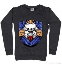 Bluza personalizata dama Release My Superpower Negru melanj