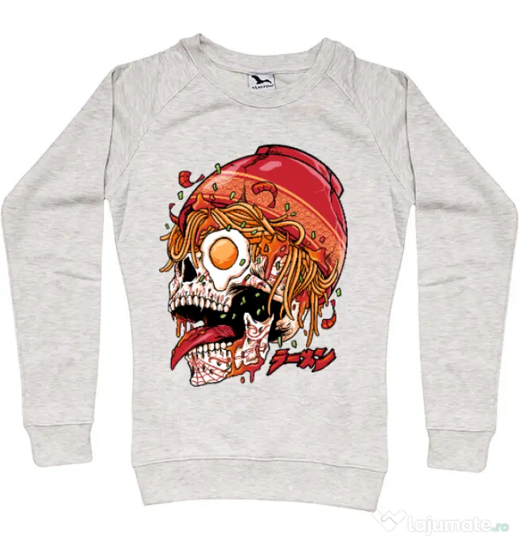 Bluza personalizata dama spicy skull Migdala melanj