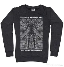 Bluza personalizata dama vecna's mindscape Negru melanj