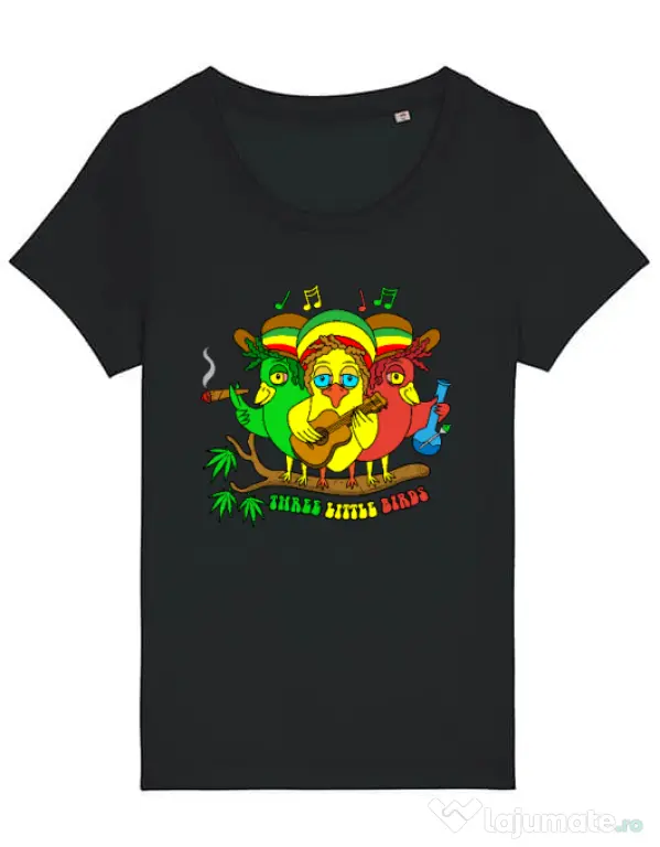 Tricou STANLEY STELLA dama Three Little Birds Negru
