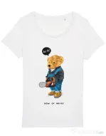 Tricou STANLEY STELLA dama Now or never Alb