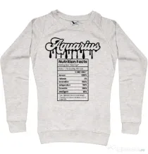 Bluza personalizata dama Zodiac | Vărsător Migdala melanj