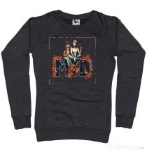 Bluza personalizata dama Mom you are my best friend 2 Negru melanj