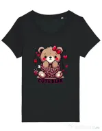 Tricou STANLEY STELLA dama CUTE BEAR 1 Negru