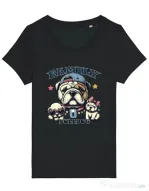 Tricou STANLEY STELLA dama BULLDOG 16 Negru