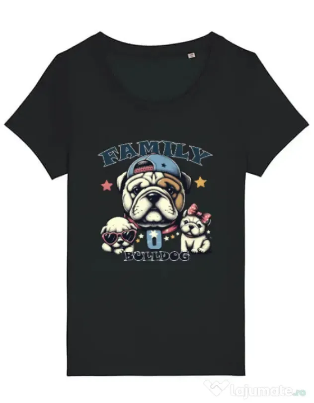 Tricou STANLEY STELLA dama BULLDOG 16 Negru