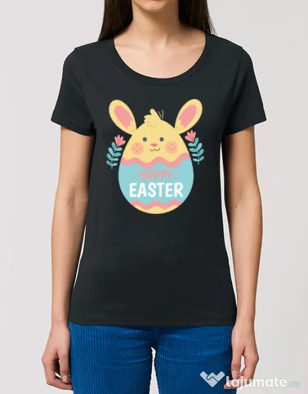 Tricou STANLEY STELLA dama BUNNY CUTE Negru