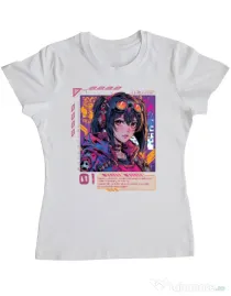 Tricou personalizat dama NEON DREAMS Alb