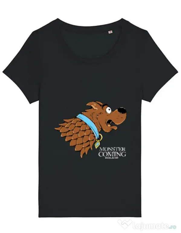 Tricou STANLEY STELLA dama Monster is coming Negru