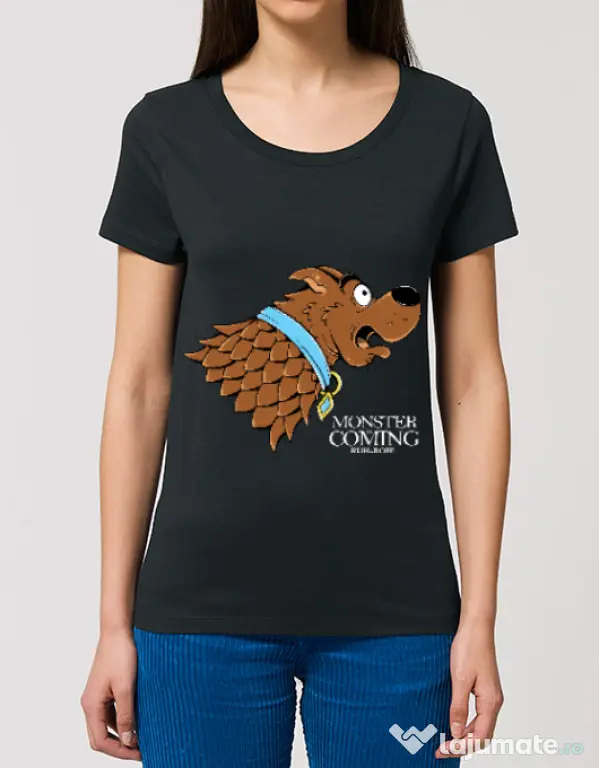 Tricou STANLEY STELLA dama Monster is coming Negru