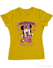 Tricou ADLER dama Absolvire Minnie Mouse Galben