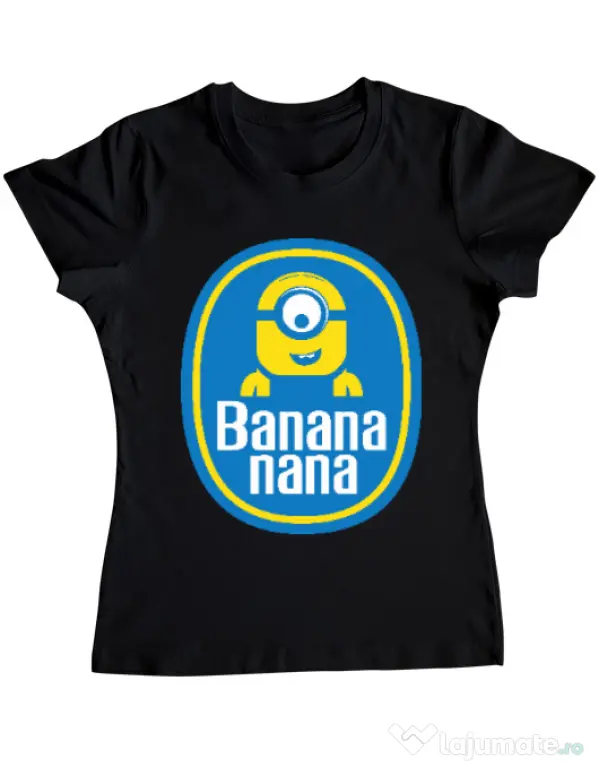 Tricou ADLER dama Bananana Negru
