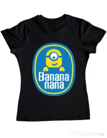 Tricou ADLER dama Bananana Negru
