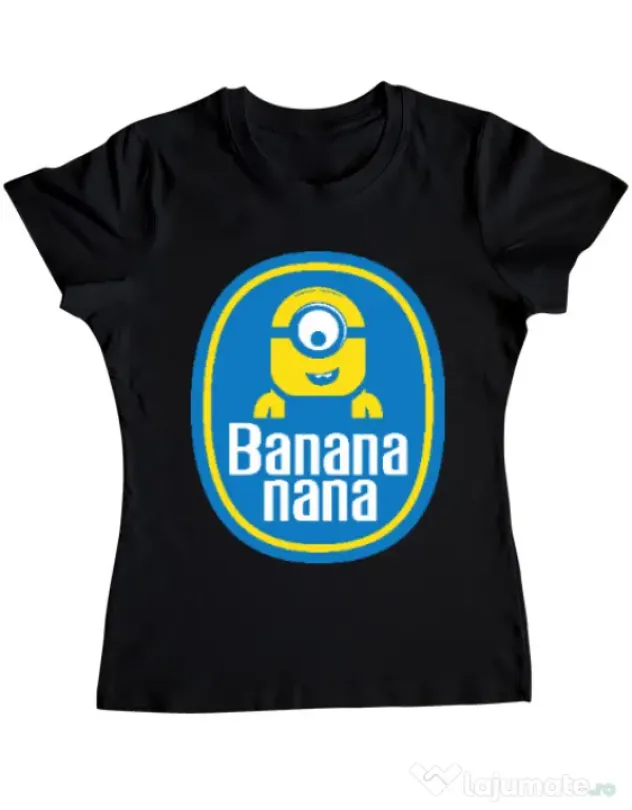 Tricou ADLER dama Bananana Negru