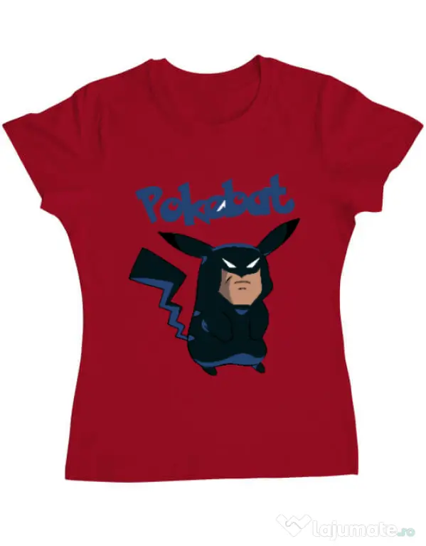 Tricou ADLER dama Pokebat Rosu