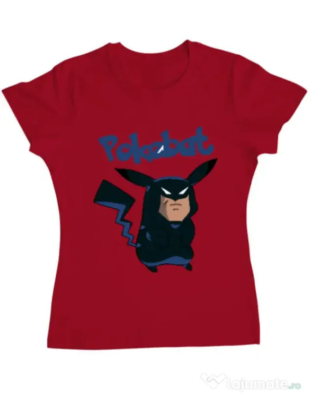 Tricou ADLER dama Pokebat Rosu