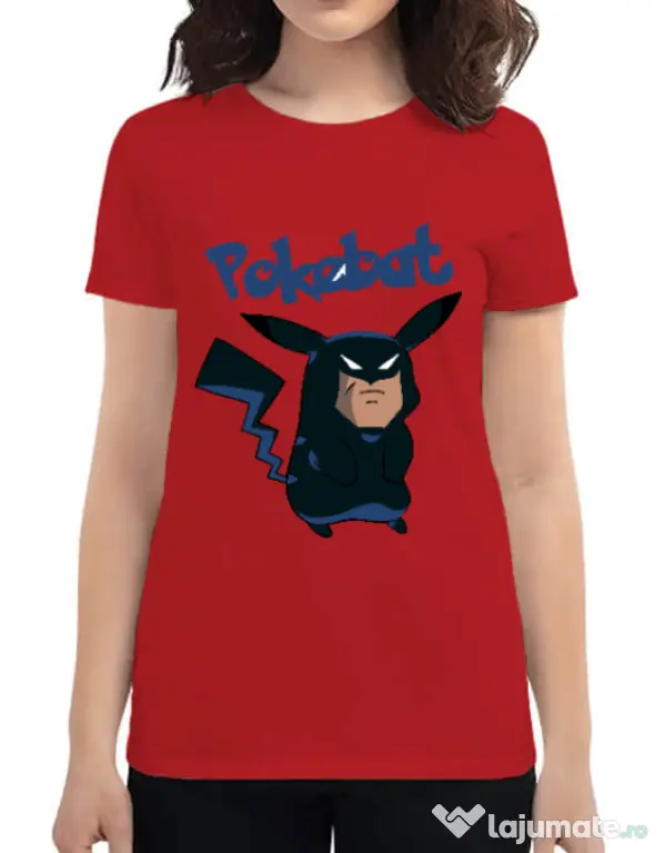 Tricou ADLER dama Pokebat Rosu