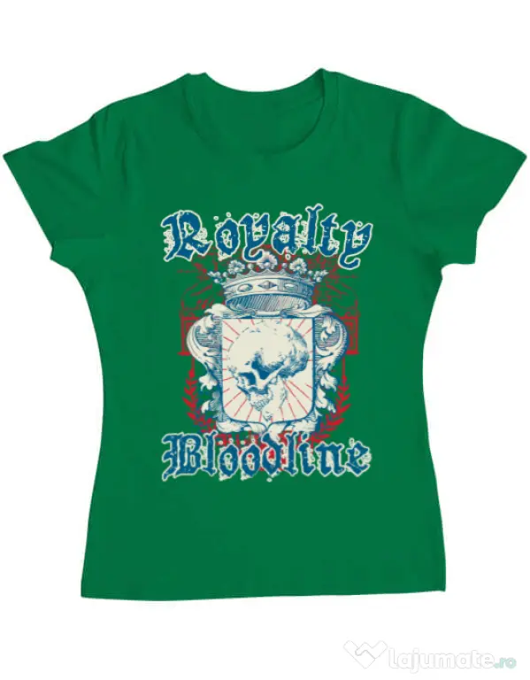 Tricou ADLER dama Royalty bloodline Verde mediu