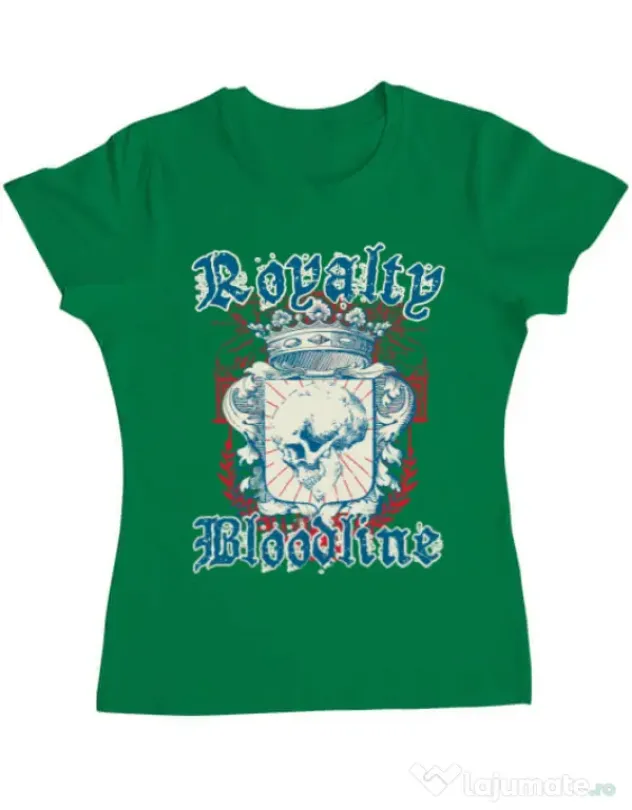 Tricou ADLER dama Royalty bloodline Verde mediu