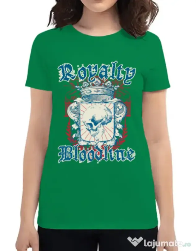 Tricou ADLER dama Royalty bloodline Verde mediu