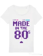 Tricou STANLEY STELLA dama Made in the 80s Alb
